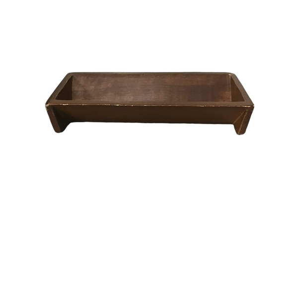 Vintage Lasercraft Walnut Wood Engraved Tall Ships Paper clip/Pen Holder Tray - Picture 10 of 15